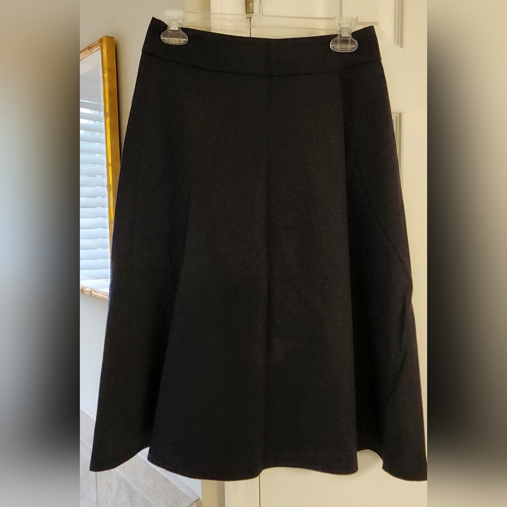 Talbots Dark Navy A-Line Skirt